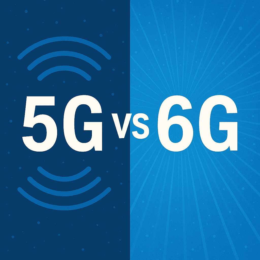 مقارنة بين شبكات 5G و 6G