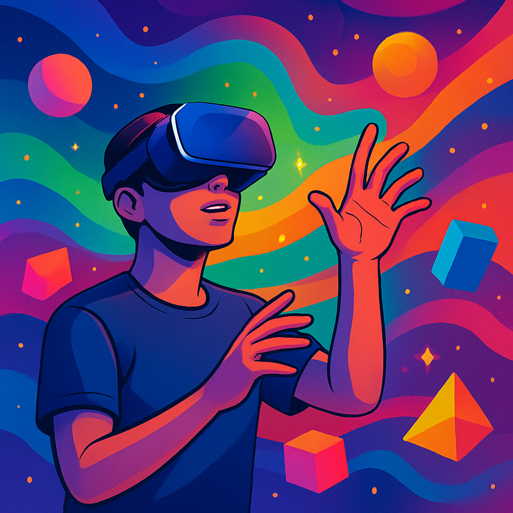 الواقع الافتراضي والمعزز يدمجان بين العالمين الرقمي والحقيقي.