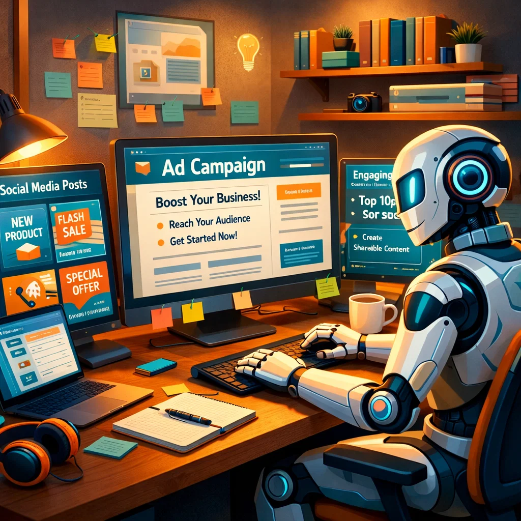 استخدام أدوات الذكاء الاصطناعي في كتابة المحتوى التسويقي للشركات الصغيرة