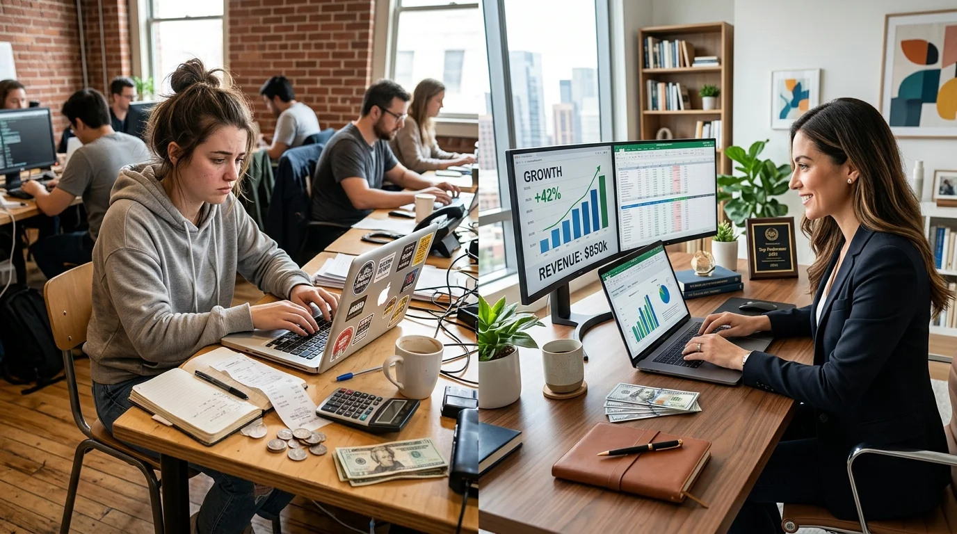 الفرق بين فريلانسر يربح قليل وآخر يربح آلاف الدولارات