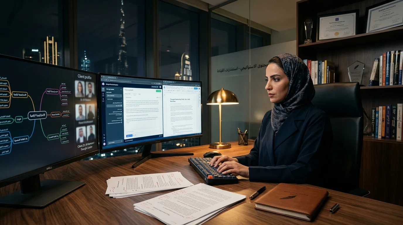 العمل كـ Ghostwriter باستخدام الذكاء الاصطناعي