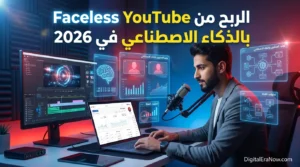 الربح من Faceless YouTube بالذكاء الاصطناعي في 2026 وإنشاء قناة يوتيوب بدون ظهور