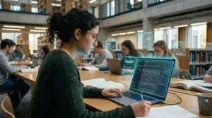 طالب يستخدم ChatGPT Study Mode للتعلم خطوة بخطوة