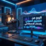 الربح من التعليق الصوتي بالذكاء الاصطناعي 2026