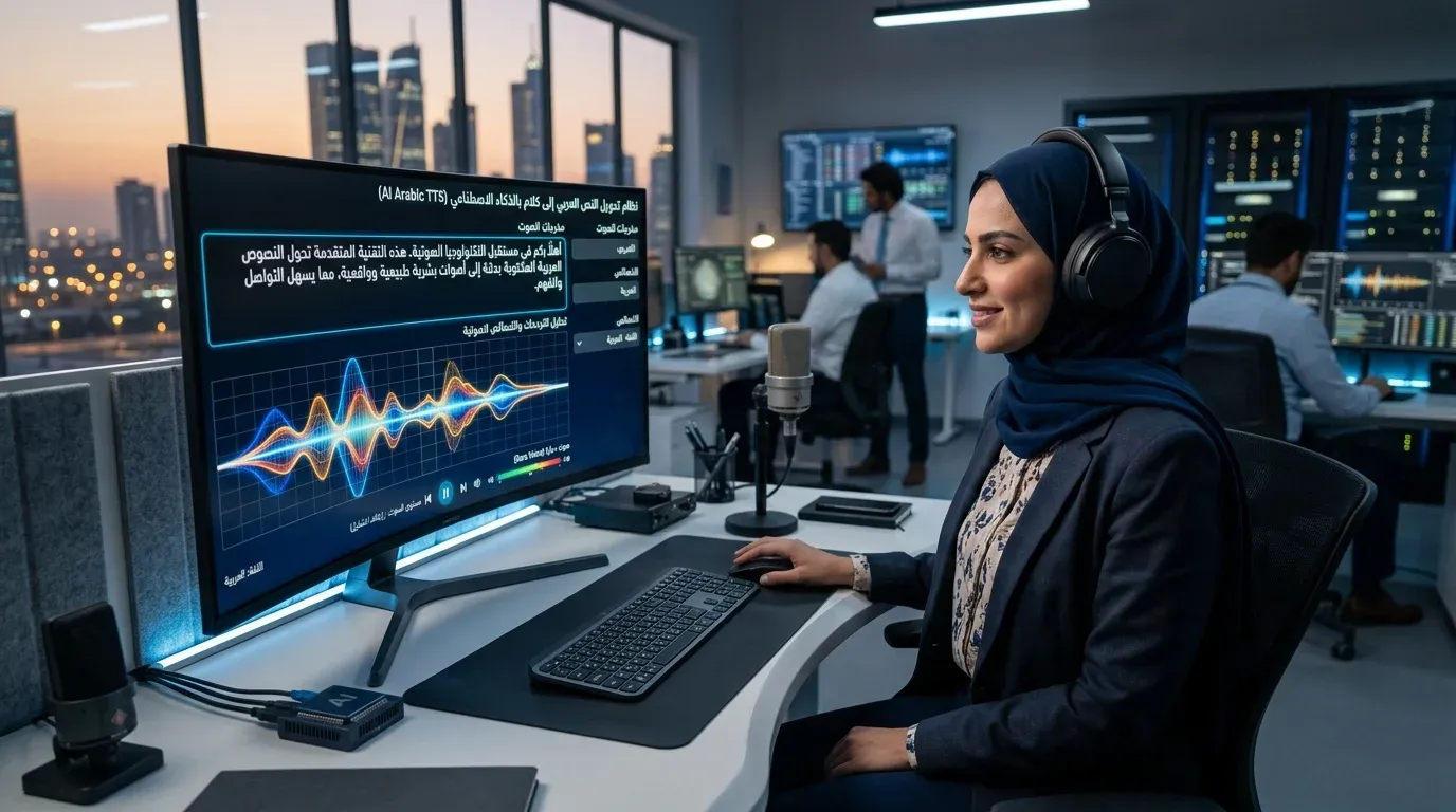 كيفية عمل التعليق الصوتي بالذكاء الاصطناعي