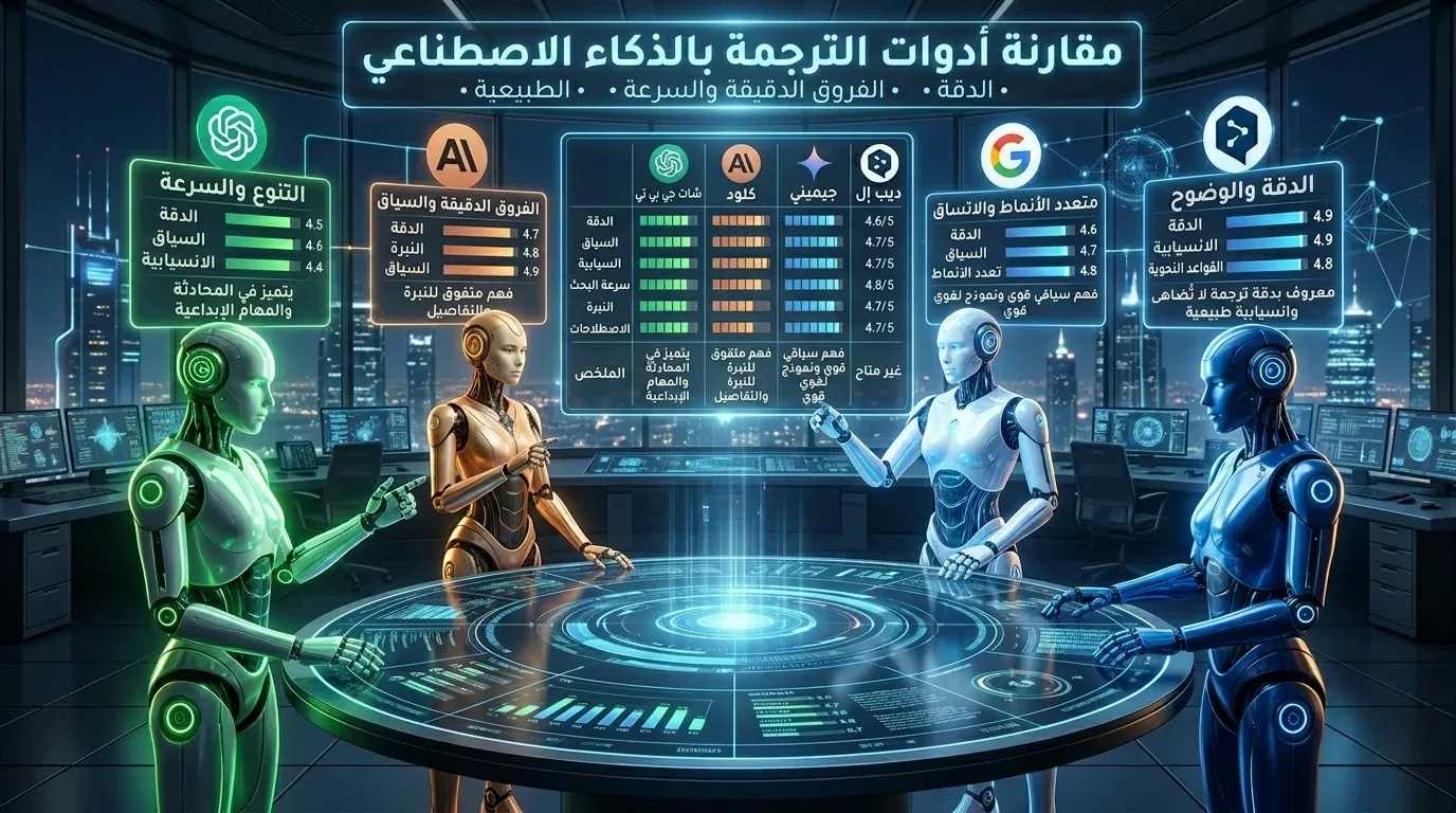 أفضل أدوات الترجمة بالذكاء الاصطناعي في 2026