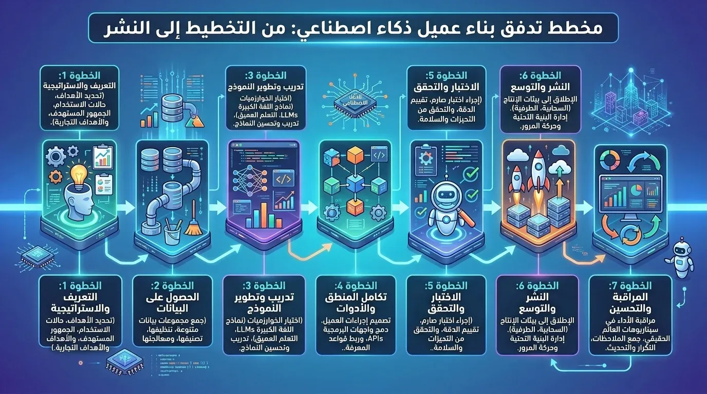 خطوات بناء AI Agent