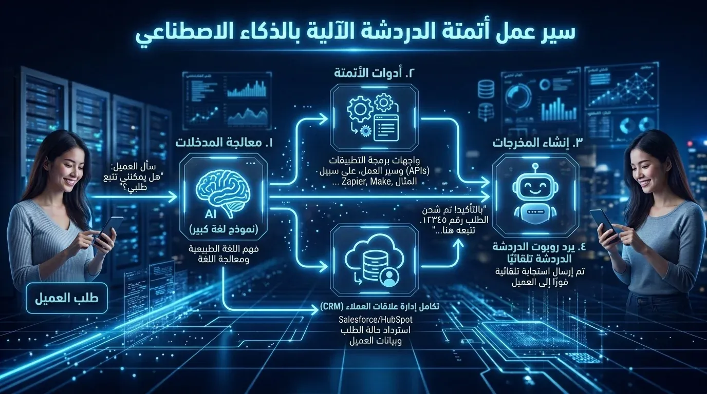 خطوات إنشاء Chatbot بالذكاء الاصطناعي